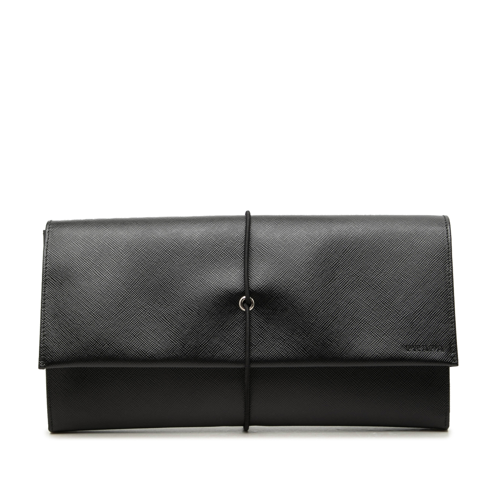 Pre-Loved Prada Saffiano Clutch